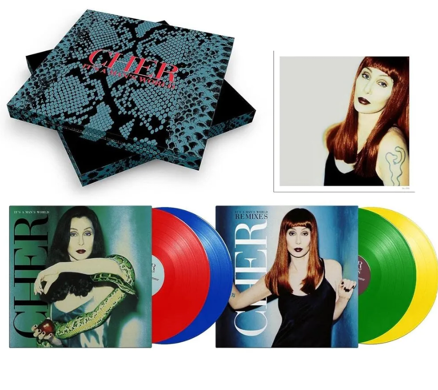 VINILO CHER/ IT'S A MAN'S WORLD DELUXE LIMITED ED. BOX 4LP2