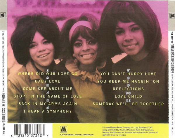 CD DIANA ROSS & THE SUPREMES/ THE MILLENNIUM COLLECTION 1CD2