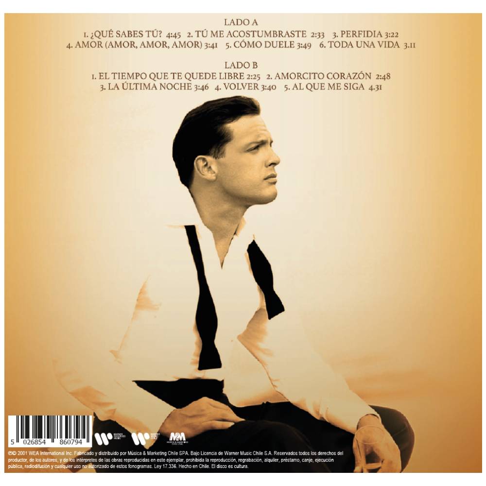 VINILO LUIS MIGUEL/ MIS ROMANCES 1LP3