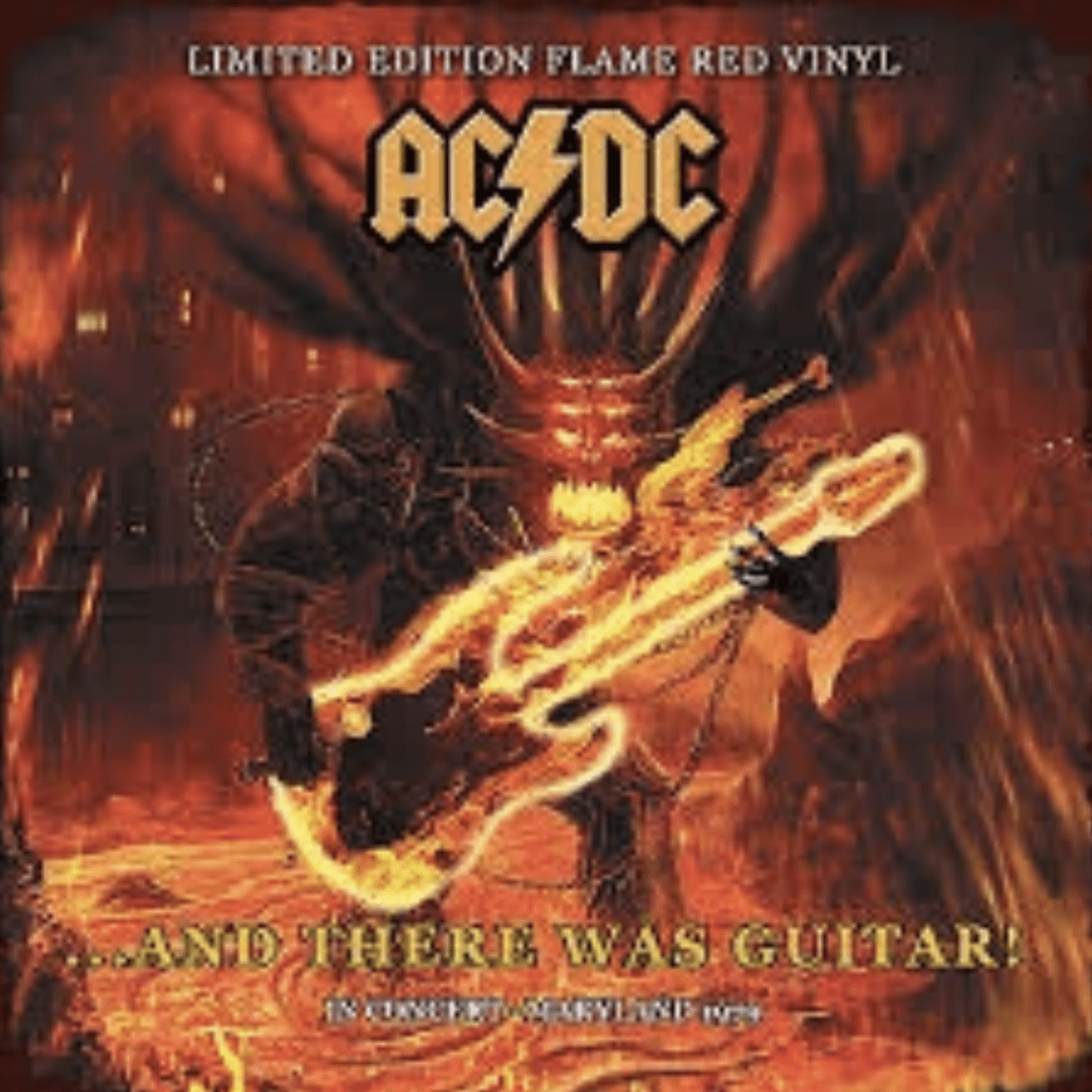 VINILO AC/DC/ AND THERE WAS GUITAR! IN CONCERT MARYLAND 1979 RED VINYL 1LP1