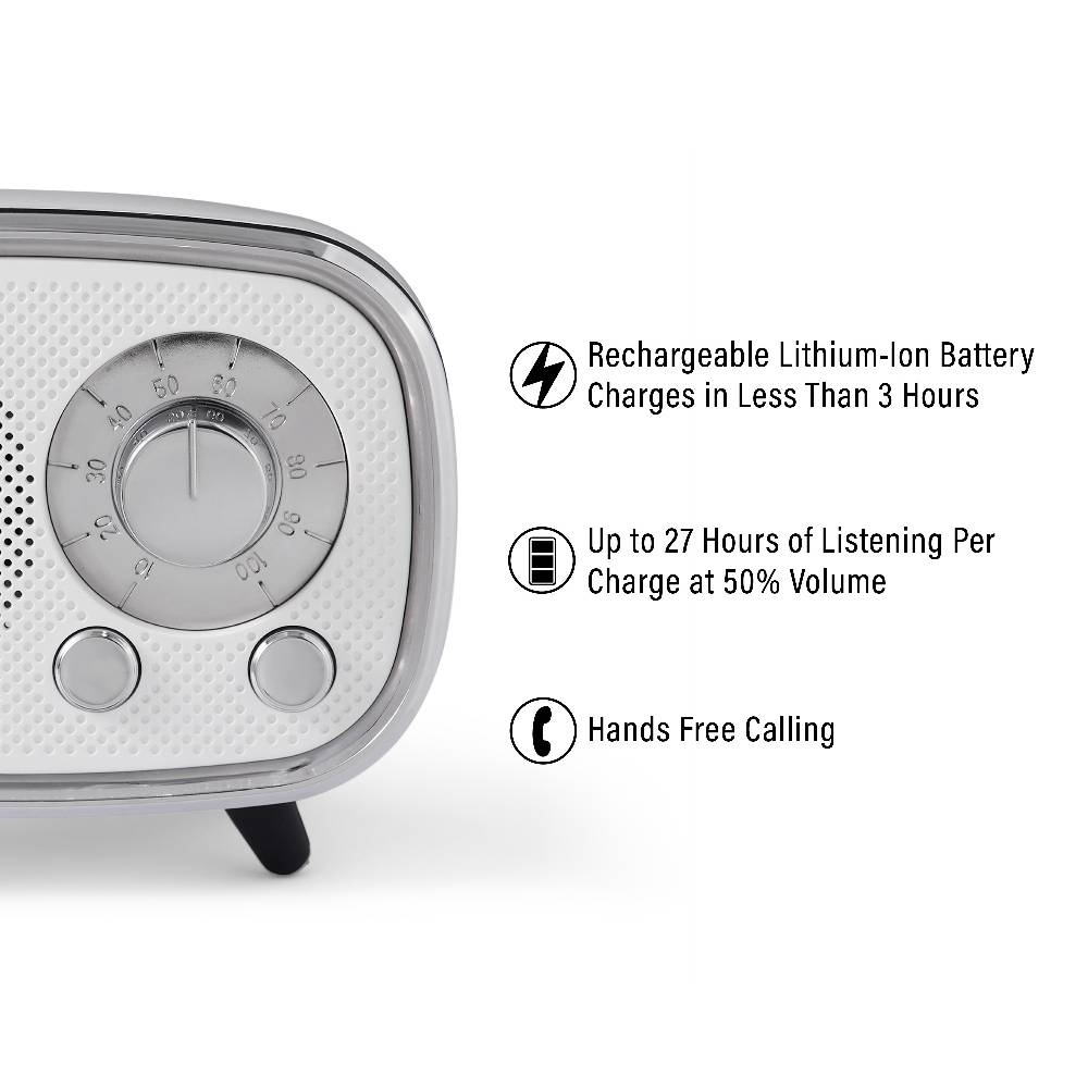 PARLANTE CROSLEY/ RONDO PORTABLE BT WHITE3