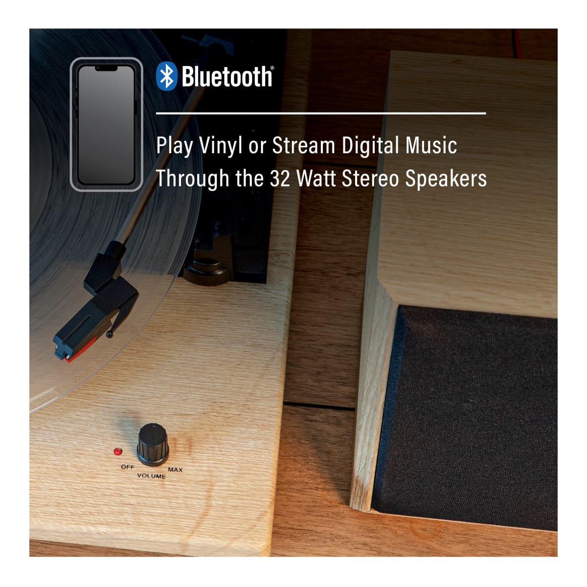 TORNAMESA CROSLEY/ RECORD PLAYER BT BRIO2