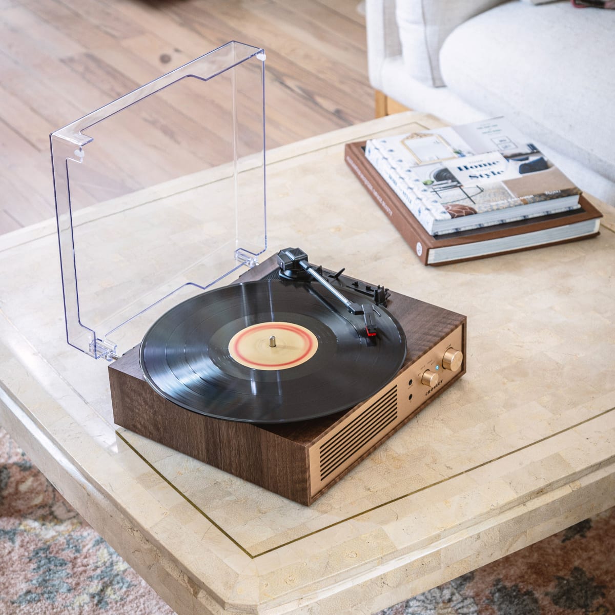 TORNAMESA CROSLEY/ RECORD PLAYER BT MILES NUT1