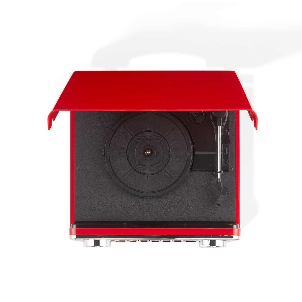 TORNAMESA CROSLEY/ POWEL 7-IN-1 RECORD PLAYER BT RED8