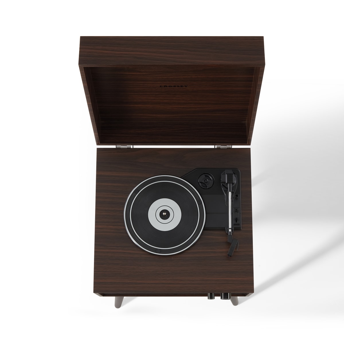 TORNAMESA CROSLEY/ JASPER RECORD PLAYER BT WALNUT10