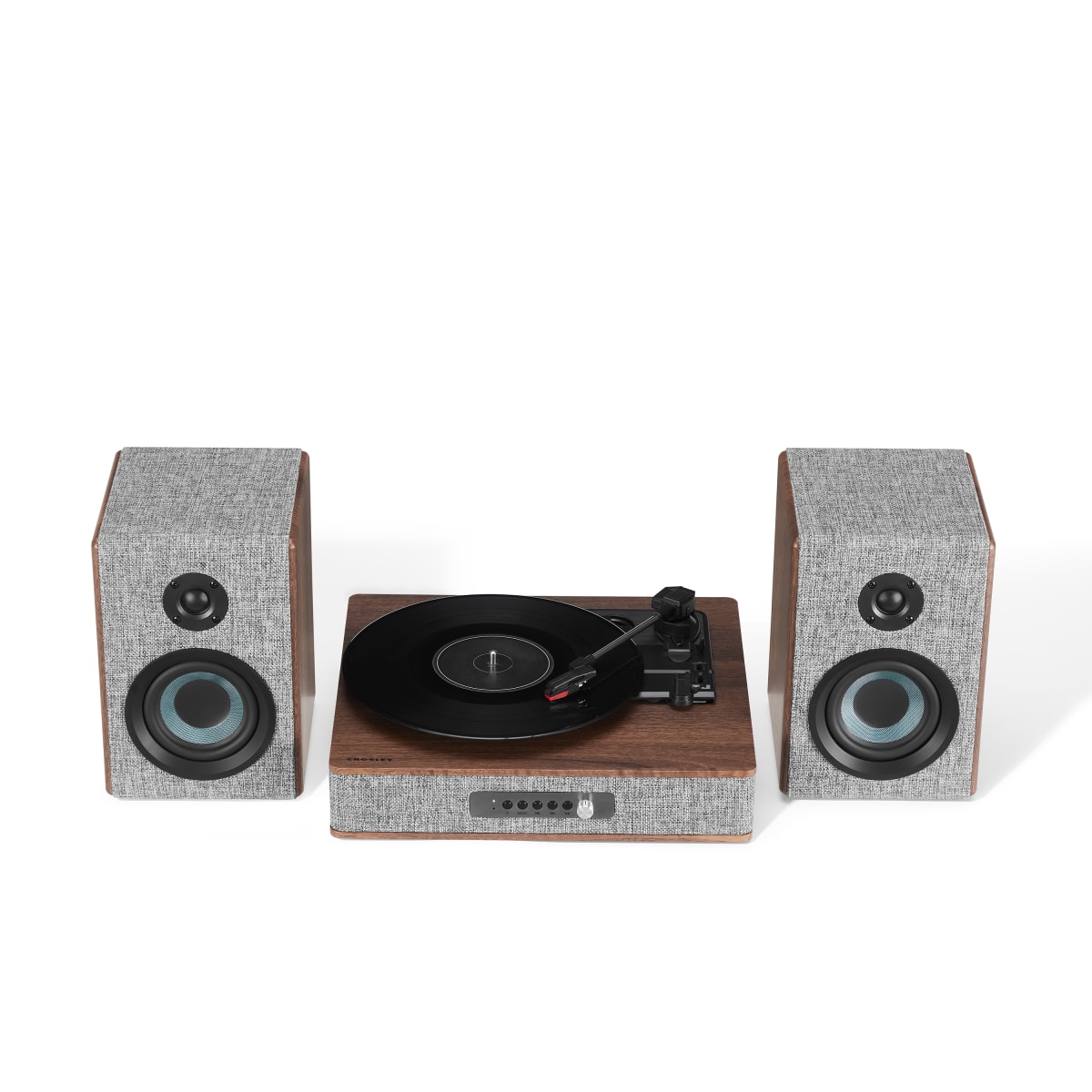 TORNAMESA CROSLEY/ ARIA RECORD PLAYER WITH BT GREY7