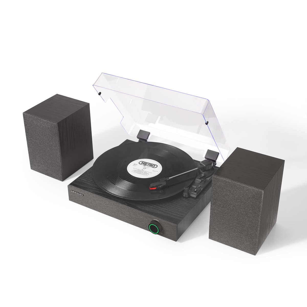 TORNAMESA CROSLEY/ ZANE RECORD PLAYER BT BLACK6