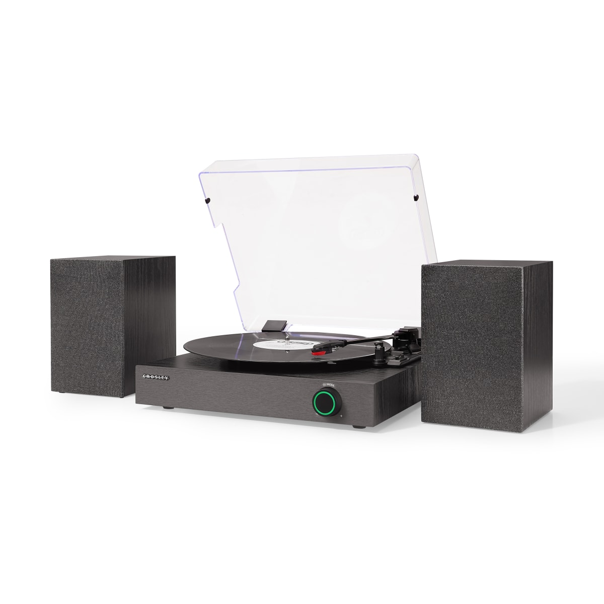 TORNAMESA CROSLEY/ ZANE RECORD PLAYER BT BLACK8