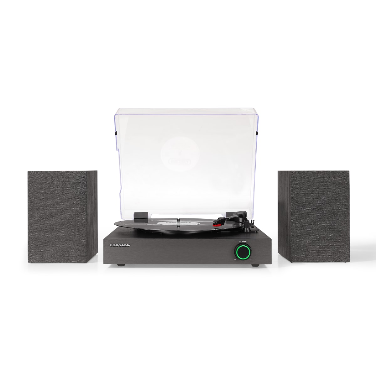 TORNAMESA CROSLEY/ ZANE RECORD PLAYER BT BLACK12