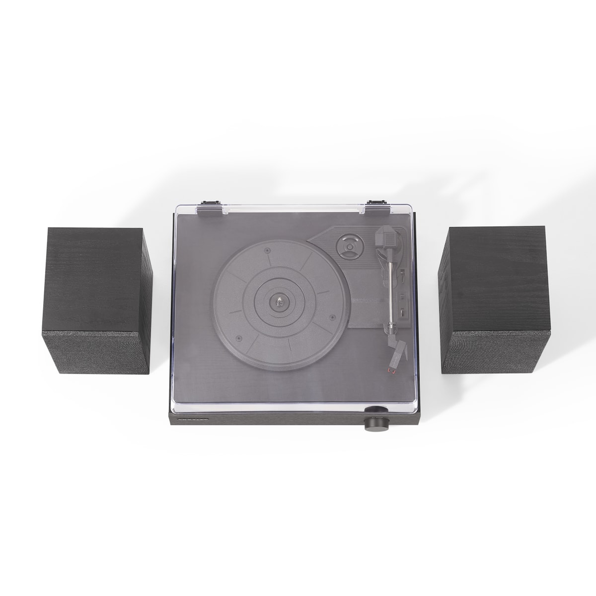 TORNAMESA CROSLEY/ ZANE RECORD PLAYER BT BLACK9