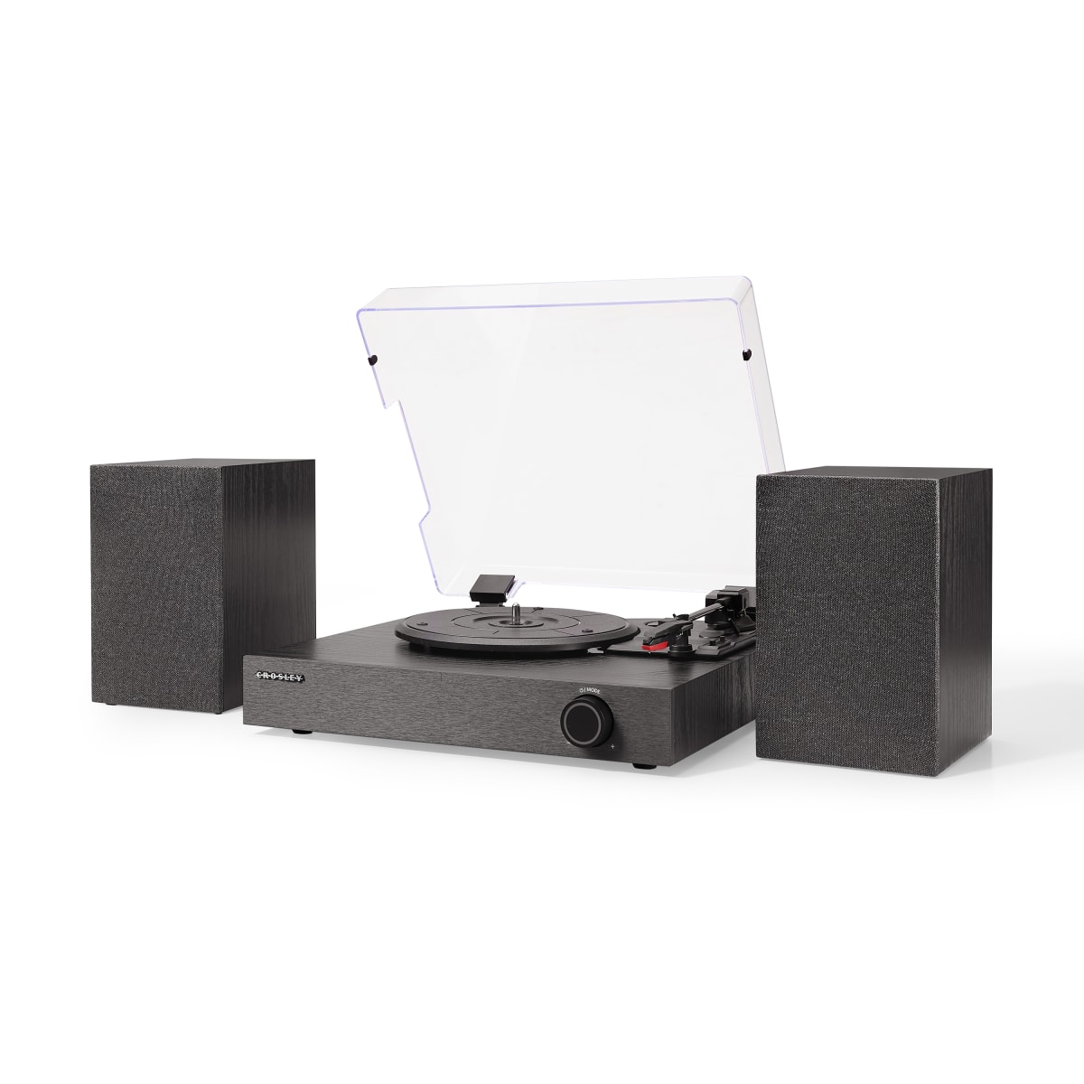 TORNAMESA CROSLEY/ ZANE RECORD PLAYER BT BLACK7