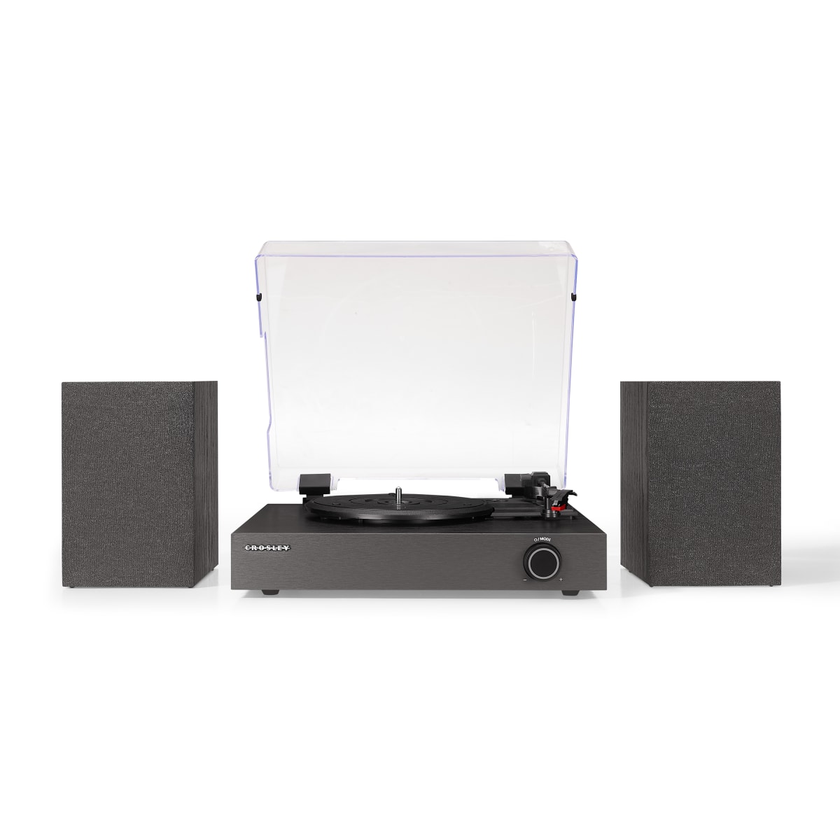 TORNAMESA CROSLEY/ ZANE RECORD PLAYER BT BLACK1