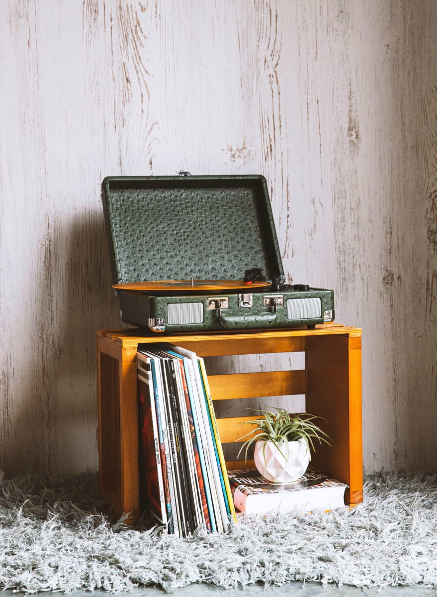 TORNAMESA CROSLEY/ CRUISER DELUXE BT GREEN OSTRICH5