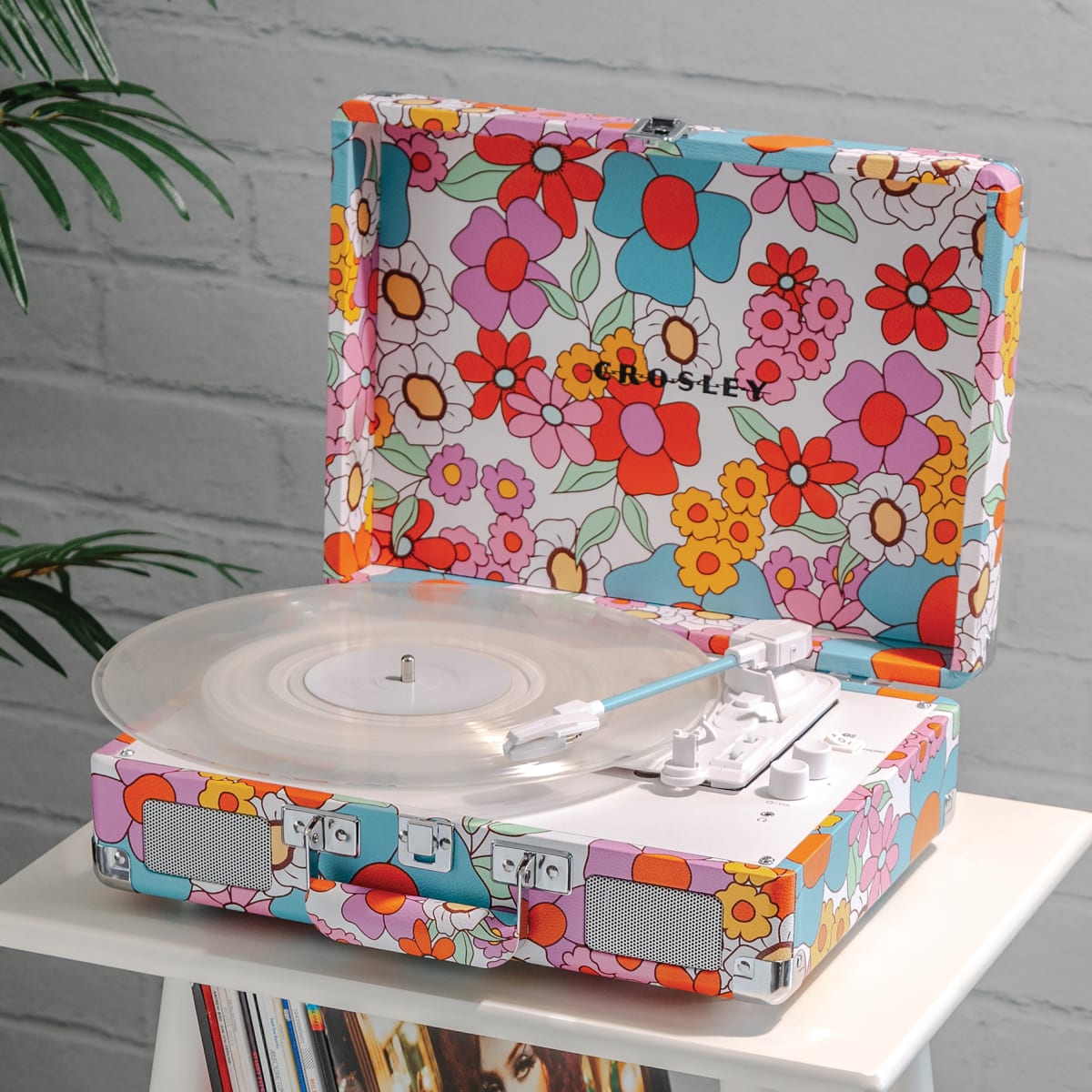 TORNAMESA CROSLEY/ CRUISER DELUXE BT GROOVY FLOWERS2
