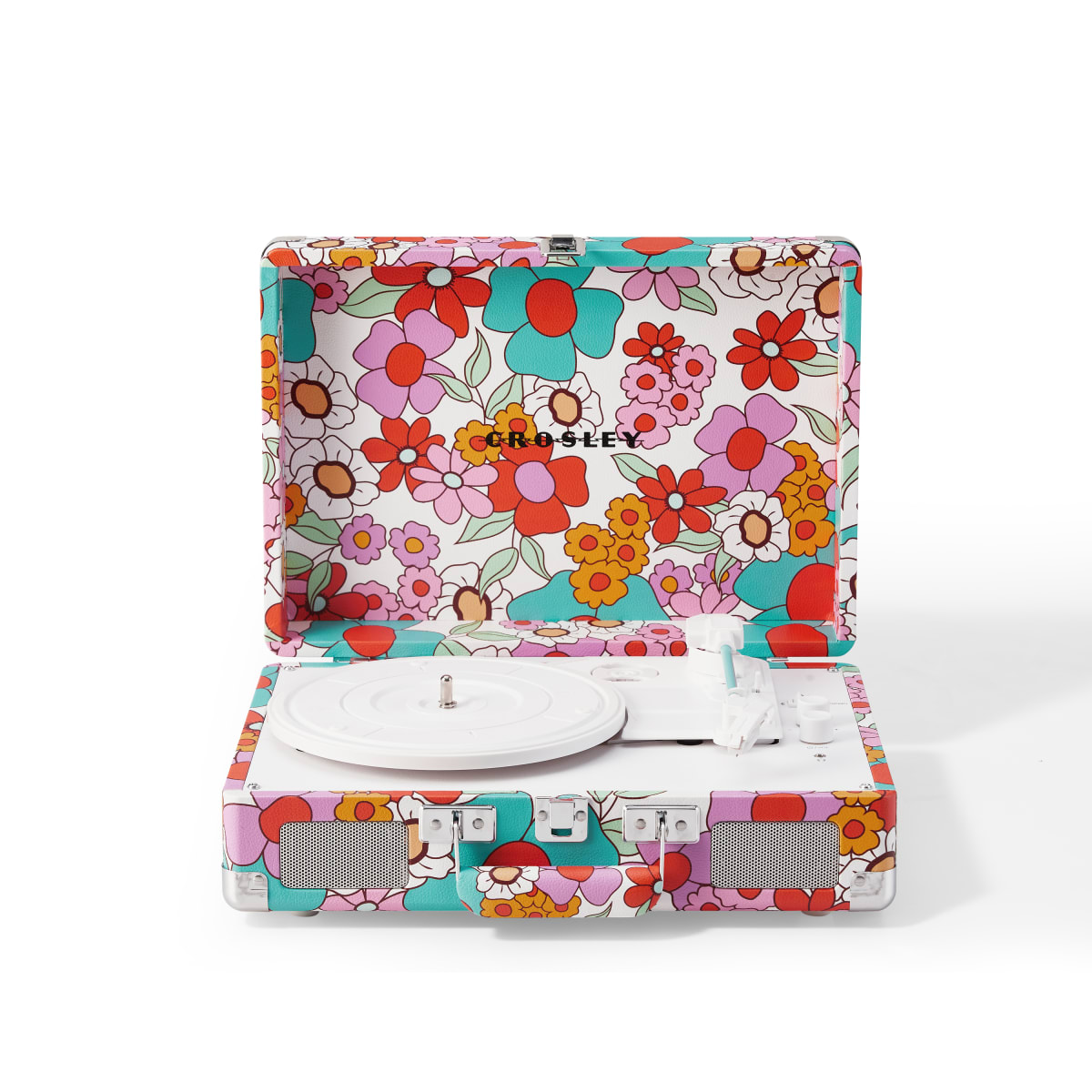 TORNAMESA CROSLEY/ CRUISER DELUXE BT GROOVY FLOWERS1