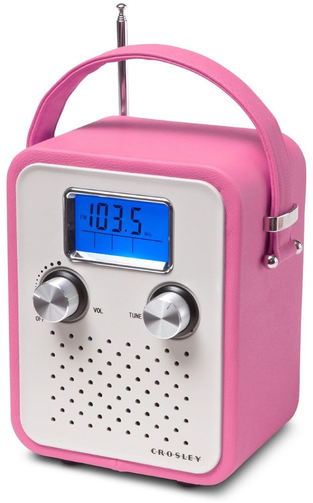 RADIO CROSLEY/ PORTATIL ROSADA1