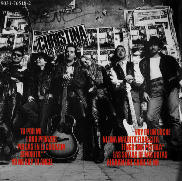 CD CHRISTINA Y LOS SUBTERRANEOS/ QUE ME PARTA UN RAYO 1CD2