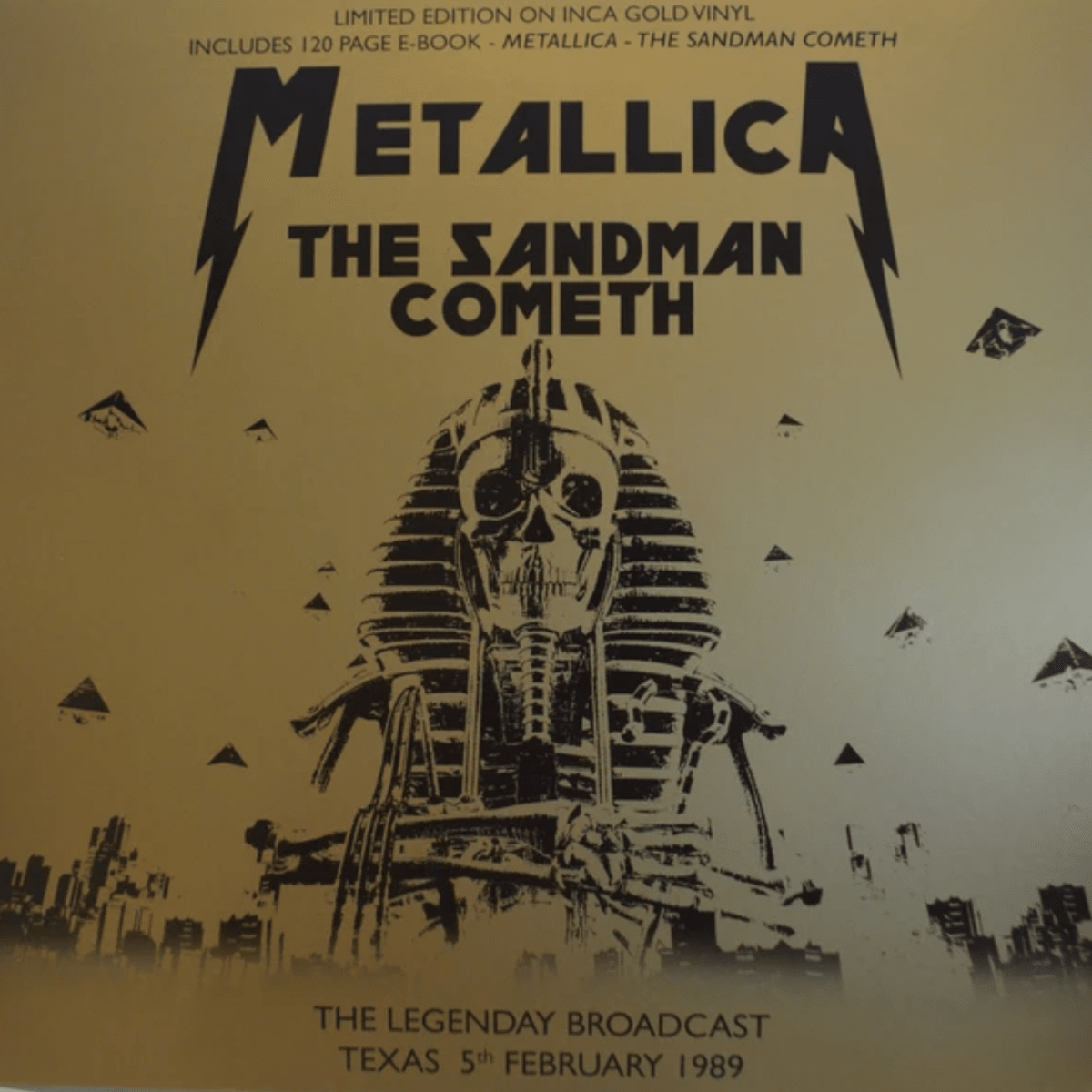 VINILO METALLICA/ THE SANDMAN COMETH (INCA GOLD VINYL) 1LP2