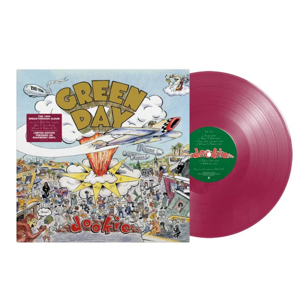 VINILO GREEN DAY/ DOOKIE (Raspberry Vinyl) 1LP2