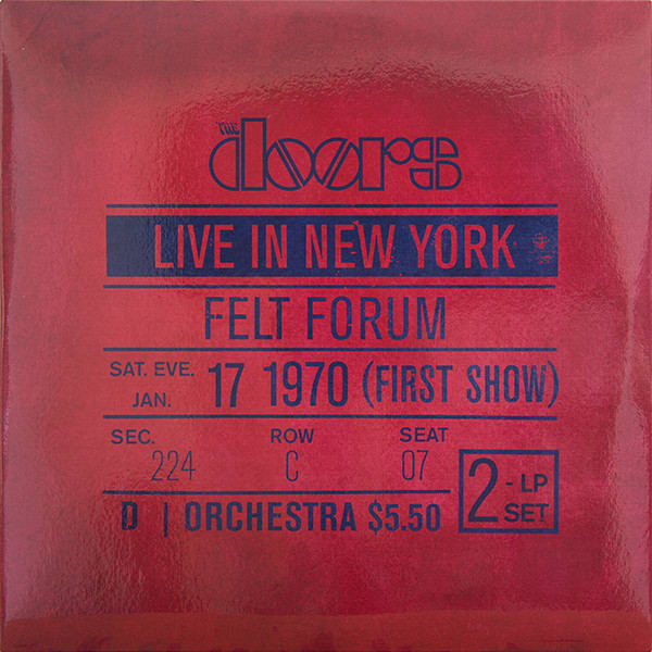 VINILO THE DOORS/ LEVE IN NY 1LP1