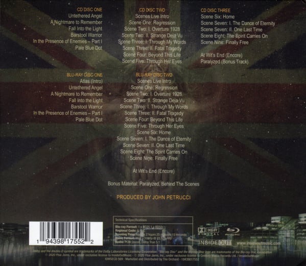 CD DREAM THEATER/ DISTANT MEMORIES LIVE IN LONDON2