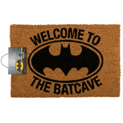 ALFOMBRA LIMPIA PIES - BATMAN - WELCOME TO THE BAT CAVE DOOR MAT1