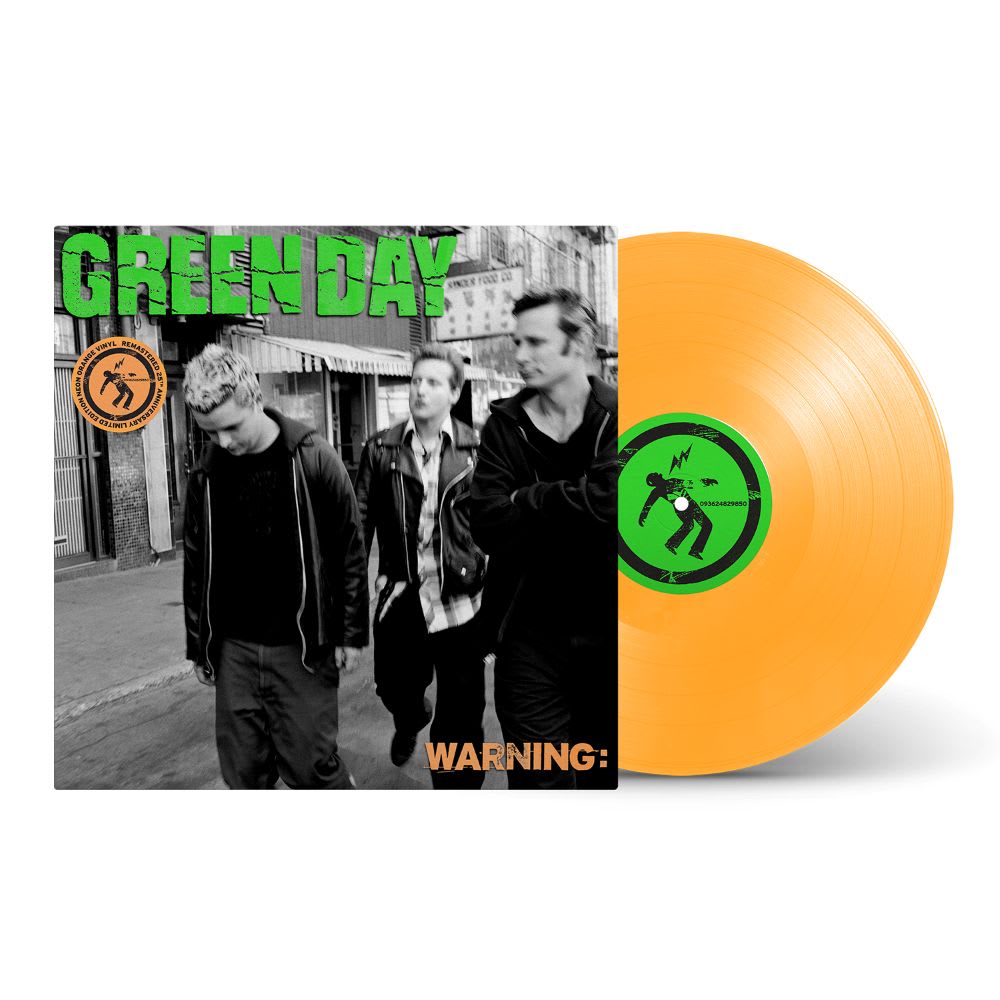 VINILO GREEN DAY/ WARNING: (Neon Orange Vinyl) 1LP2