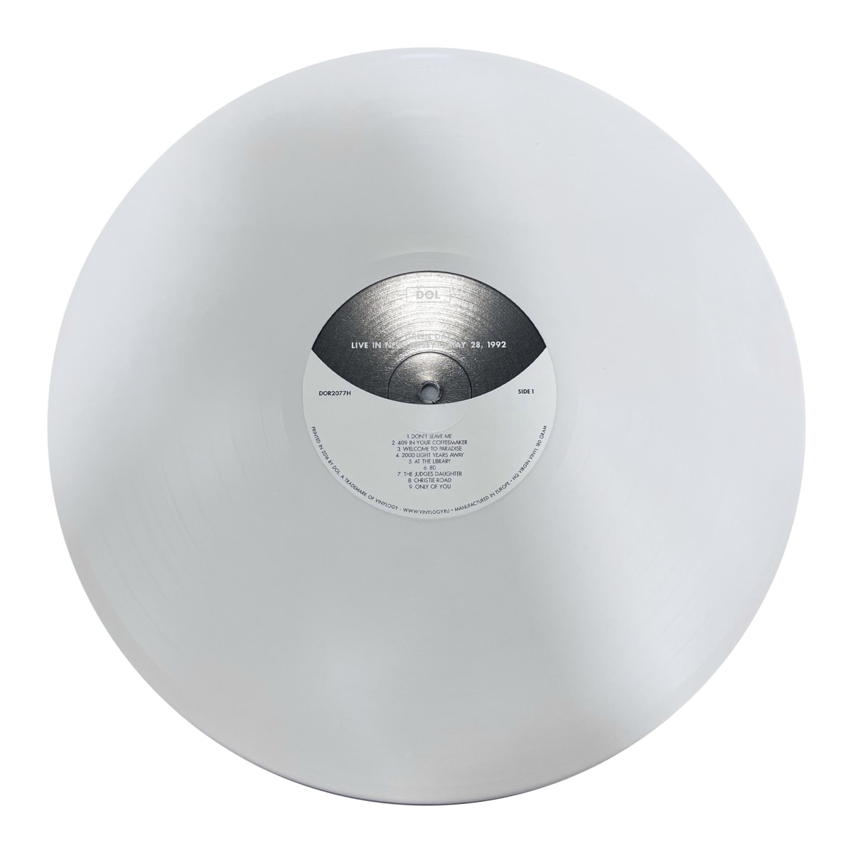 VINILO GREEN DAY / LIVE IN NEW JERSEY MAY 28 1992 WFMU (WHITE VINYL) 1LP2