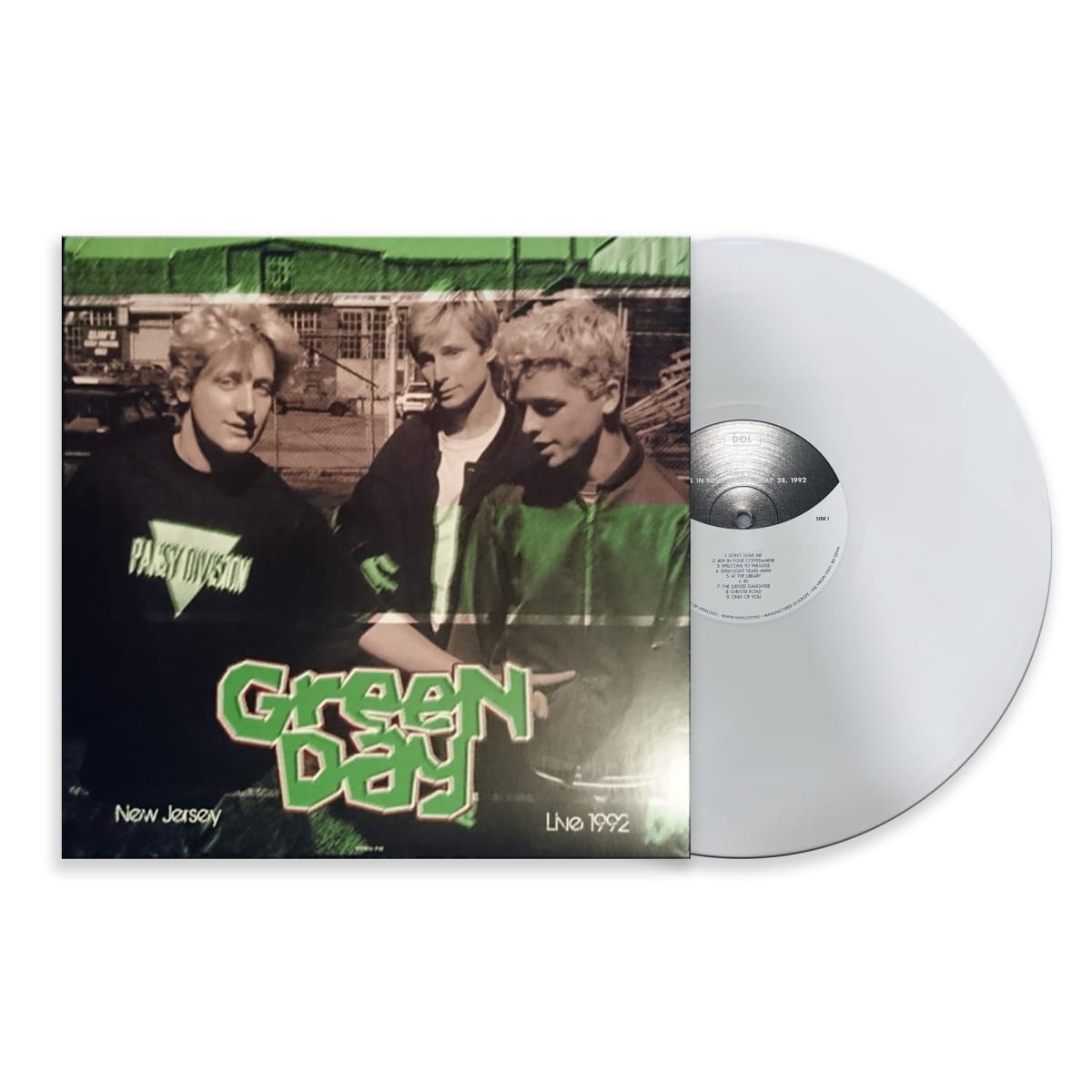 VINILO GREEN DAY / LIVE IN NEW JERSEY MAY 28 1992 WFMU (WHITE VINYL) 1LP1