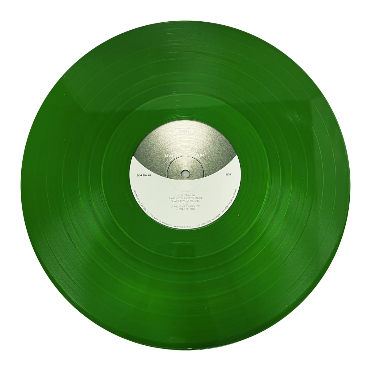 VINILO GREEN DAY / LIVE AT WFMU-FM EAST ORANGE NEW JERSEY AUGUST 1st 1994 (GREEN VINYL) 1LP2