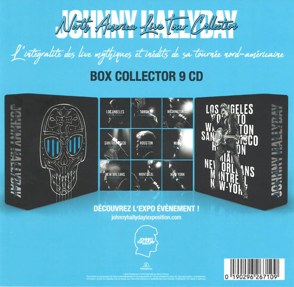 CD JOHNNY HALLYDAY/ LIVE  BOX SET 10CD2