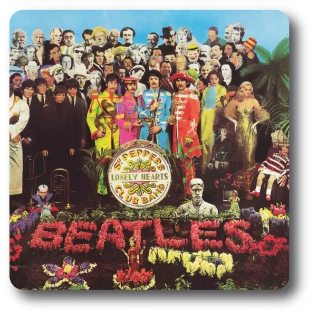 POSAVASOS CERAMICA BEATLES - SGT PEPPER1