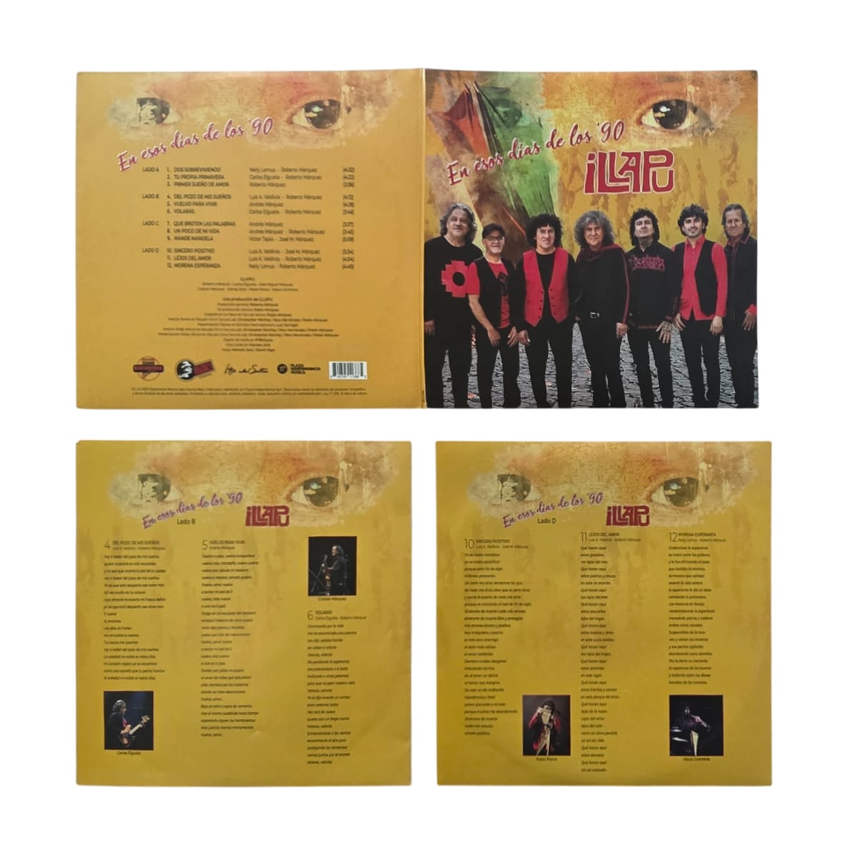 VINILO ILLAPU/ EN ESOS DIAS DE LOS '90 2LP5