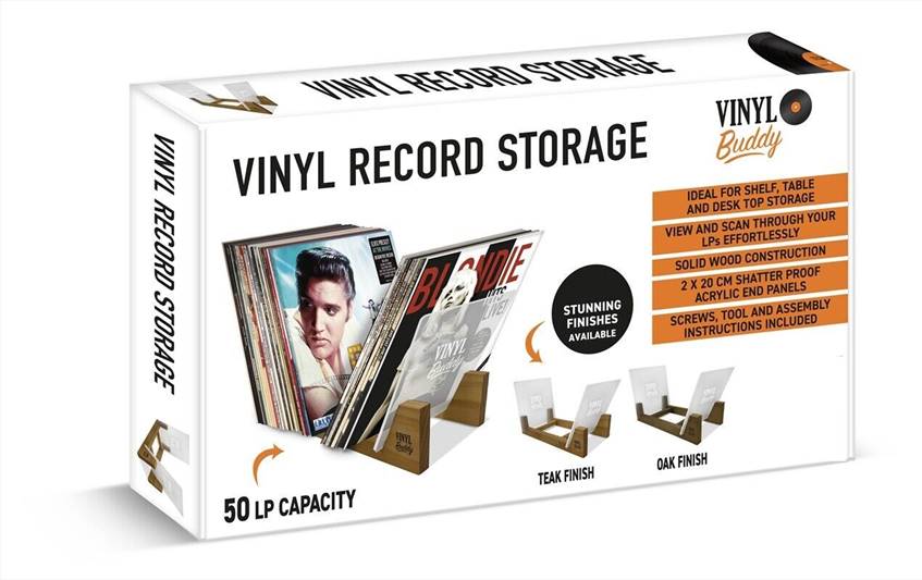 EXHIBIDOR DE MADERA PARA VINILOS 50 LPS3