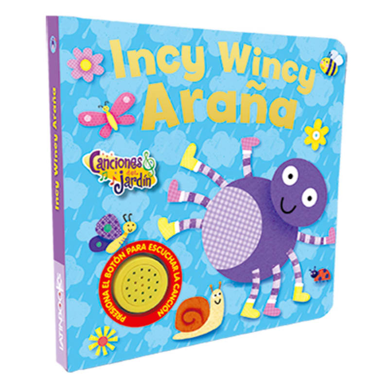 LIBRO CANCIONES DEL JARDIN - INCI WINCY ARAÑA1