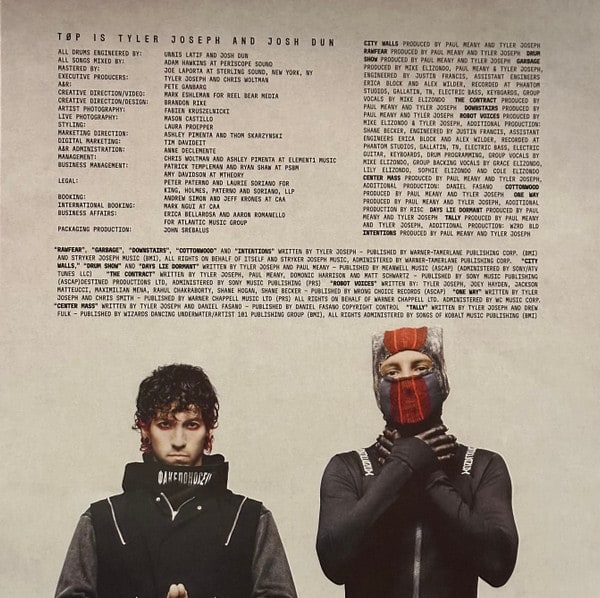 VINILO TWENTY ONE PILOTS/ BREACH (RED VINYL) 1LP3