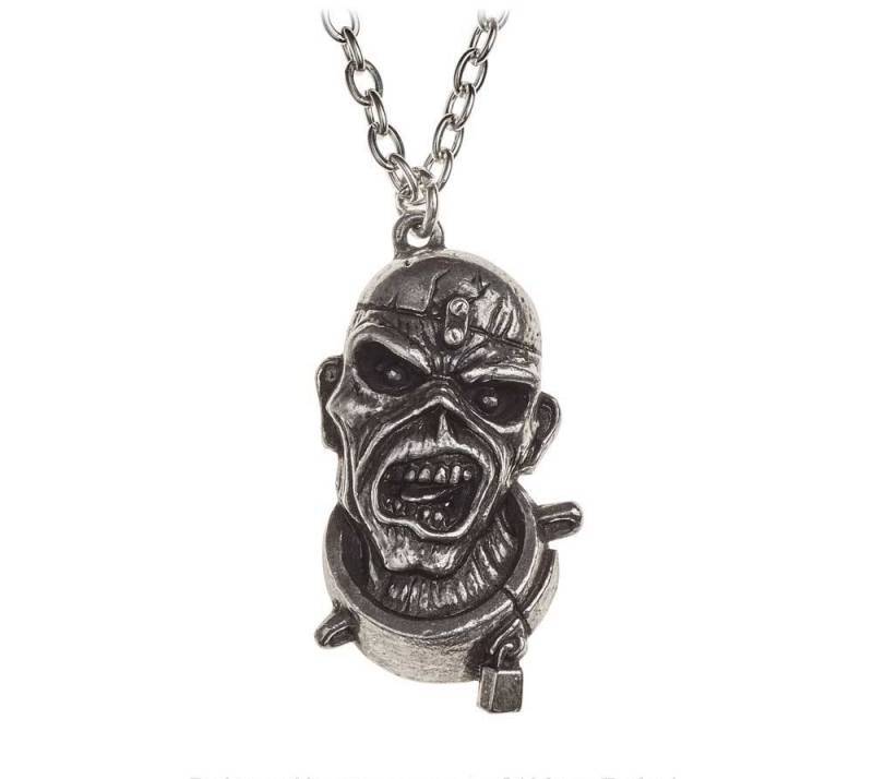 COLLAR DE CADENA IRON MAIDEN - IRON MAIDEN PIECE OF MIND EDDIE PENDANT1