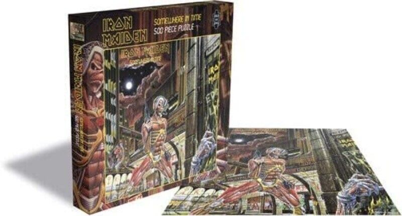 ROMPECABEZAS IRON MAIDEN - IRON MAIDEN SOMEWHERE IN TIME (500 PIECE JIGSAW PUZZLE)1