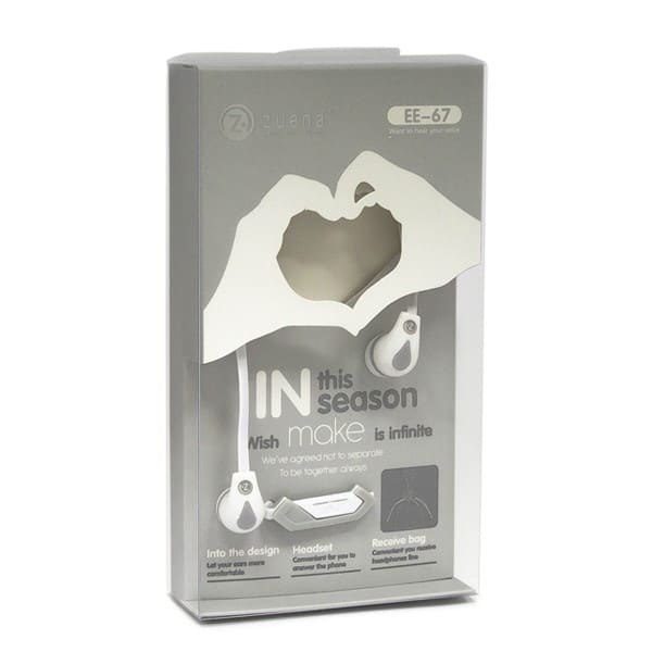 AUDIFONO ZUENA / PIUKE IN EAR GRAY1