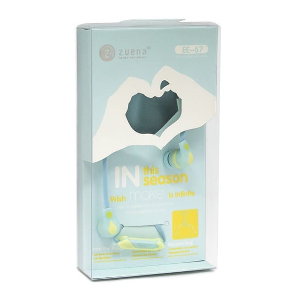 AUDIFONO ZUENA / PIUKE IN EAR LIGHT BLUE1