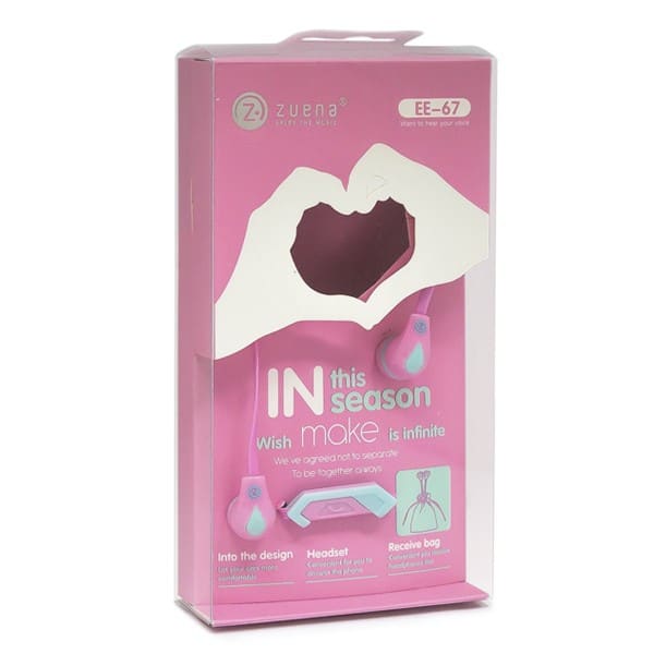 AUDIFONO ZUENA / PIUKE IN EAR PINK1