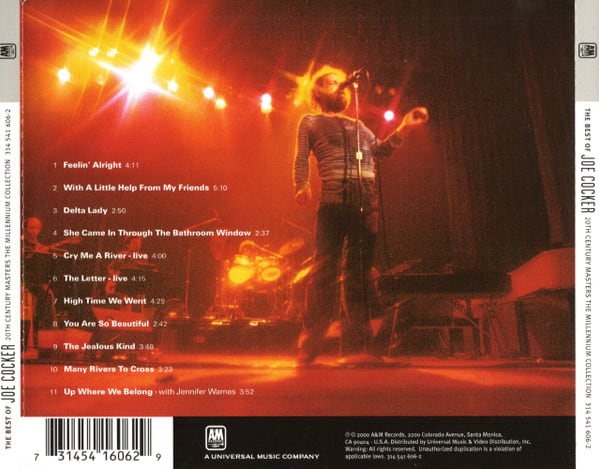 CD JOE COCKER/ THE MILLENNIUM COLLECTION 1CD2