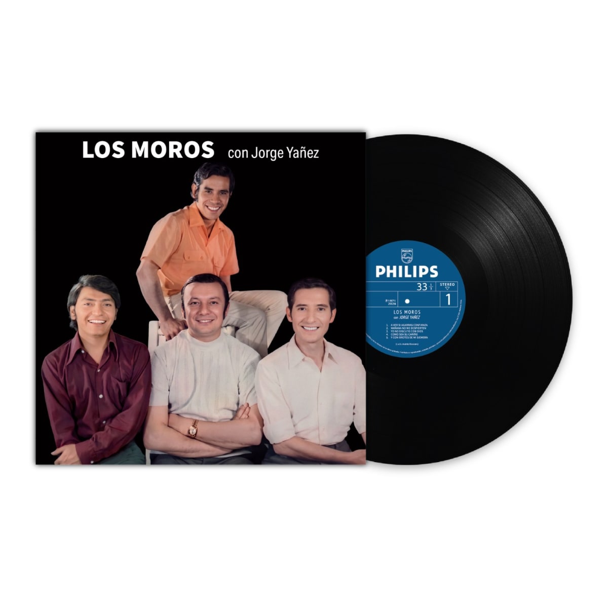 VINILO LOS MOROS CON JORGE YAÑEZ/ LOS MOROS CON JORGE YAÑEZ 1LP2