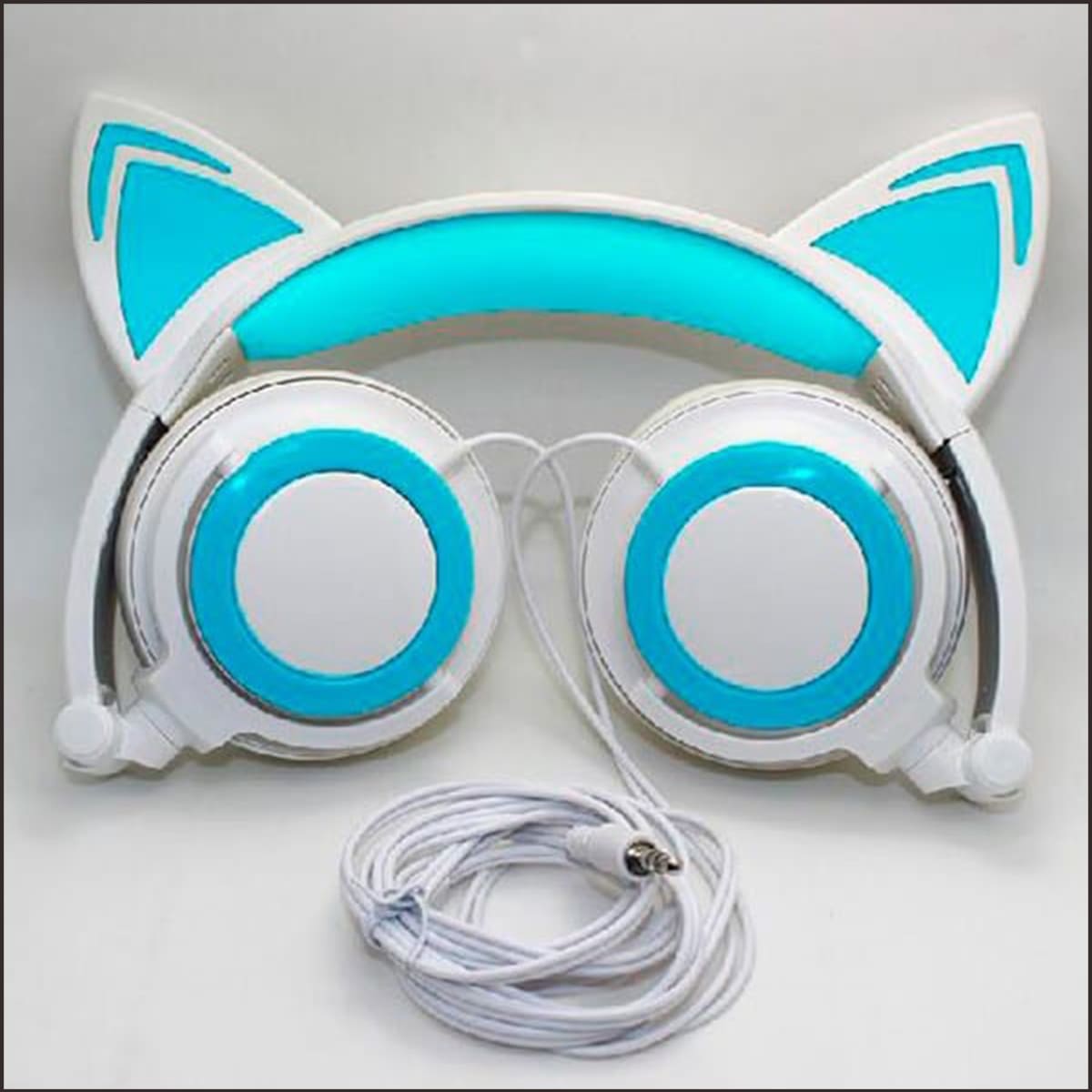 AUDIFONO ZUENA / OREJAS LED BLANCO/ AZUL1