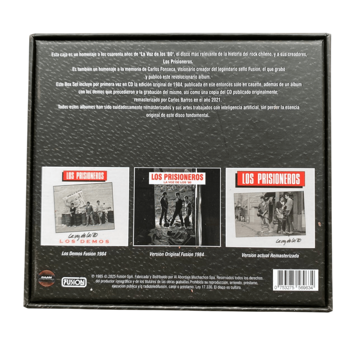 CD LOS PRISIONEROS/ LA VOZ DE LOS 80 - 40 AÑOS 3CD (BOXSET)2