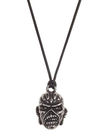 COLLAR DE CUERO IRON MAIDEN - IRON MAIDEN BOOK OF SOULS EDDIE PENDANT1