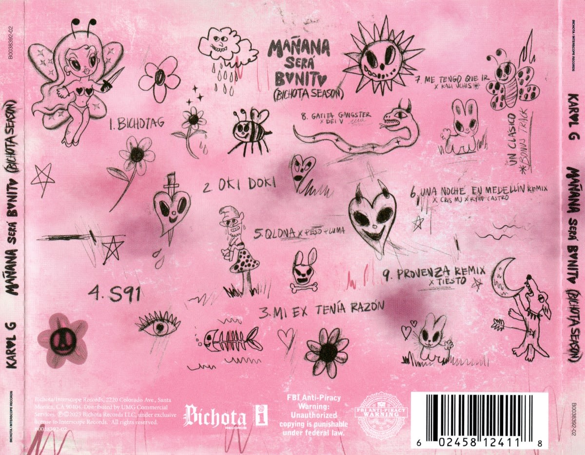 CD KAROL G/ MAÑANA SERA BONITO (BICHOTA SEASON) 1CD2
