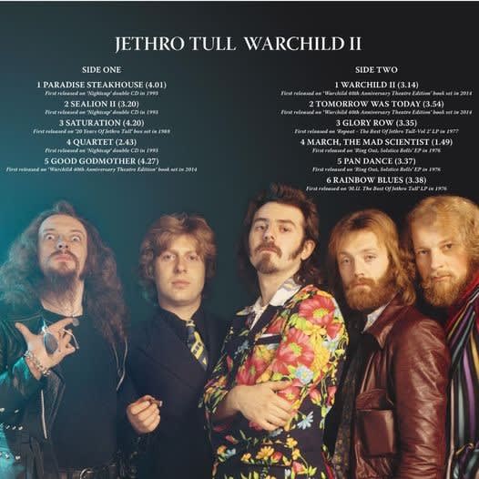 VINILO JETHRO TULL/ WARCHILD II 1LP2