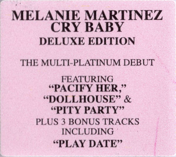 CD MELANIE MARTINEZ/ CRY BABY (DELUXE EDITION) 1CD3