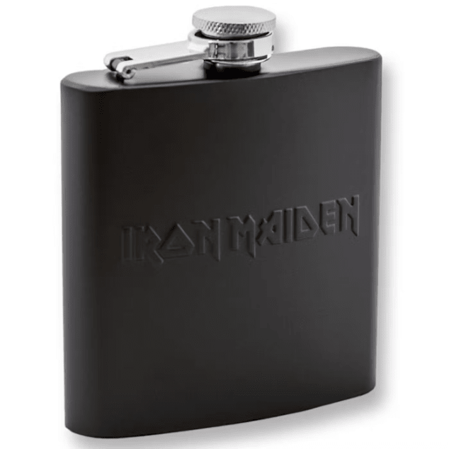 LICORERA DE BOLSILLO IRON MAIDEN - IRON MAIDEN LOGO HIP FLASK1